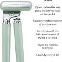 KitchenAid Gourmet Multifunction Can Opener/Bottle Opener, 8.36-Inch, Pistachio