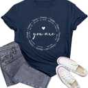 Christian Shirts for Women You are Inspiration Cute Heart Shirt Bible Verse Blessed Faith Top