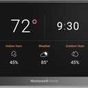 Honeywell Home X7S Smart Thermostat with Advanced Occupancy Sensing, Humidity Monitoring, and Customizable Touchscreen Display, Black