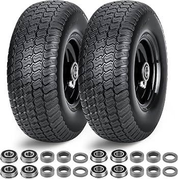 2 Pcs 11x4.00-5 Turf Tire for Lawn & Garden Golf Cart Mower