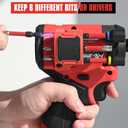 TMEDW 2 Pack Magnetic Bit Holder for Milwaukee M12 GEN3, Magnetic Tool Holder with Two Screws