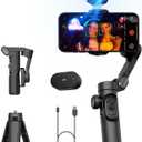 Gimbal Stabilizer for Smartphone with AI Tracking Sensor, Gimbal with Focus Wheel for Phone/Android, Phone Stabilizer with 7.0 Anti-Shake for Video Recording-Smart XE AI
