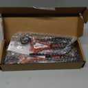 ValueMax 2-piece Strap Wrench Set, Adjustable Oil Filter Wrench with Max Diameter 4" (Small) & 6" (Large) for Shower Head Water Filter, Jar Opener Set (Orange)