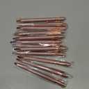 MengRan 12 Pcs Black Ink Rose Gold Ballpoint Pens