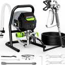 WORKPRO 700W Airless Paint Sprayer, 2900PSI High Efficiency Thinning-Free Electric Paint Sprayer with Extension Rod, Paint Sprayer for Home Interior, Exterior, Furniture, Fence & Ceilings