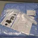 63 5.2 Adult Inflatable Bathtub with Electric Air Pump, Freestanding Portable Cool/Hot Tub Foldable for Outdoor Indoor Soaking Shower Spa, Small Cushion & Drain Hose, 3 Separate Blow Up Chambers