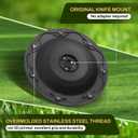 [Upgrade] 2Pcs Blade Discs + 14Pcs Blades Compatible with Mammotion LUBA 1 AWD and LUBA 2 AWD (up to Model Year 2024), Robotic Lawn Mower Blade Disc