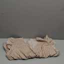 CUPSHE Women's Mini Dress V Neck Flutter Sleeve Striped Smocked Waist A Line Short Summer Cocktail Dress