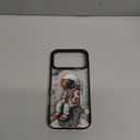 Bouvardia for iPhone 17 Pro Max Case, Cute Design for Women & Girls, Protective & Aesthetic, Gray Bumper - Astronaut