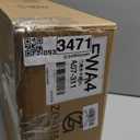 Rattan Nightstand,Farmhouse Bedside Table with 2 Storage Drawer and Open Wood Shelf, for Bedroom and Small Spaces,Night Stand with Solid Wood Legs (Walnut Brown)