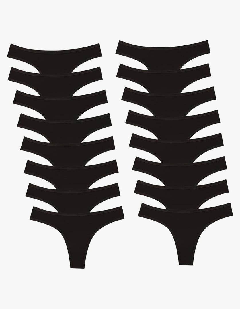 Sunm Boutique Cotton Thongs for Women, No Show Underwear for Women Pack, Sexy Low Rise Ladies Panties XXL Sunm Boutique Cotton Thongs for Women, No Show Underwear for Women Pack, Sexy Low Rise Ladies Panties XXL