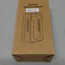 No Drill Adhesive Video Doorbell Mount Compatible for Ring/Blink Video Doorbell, Not Block Doorbell Sensor, QIBOX Anti-Theft Camera Mount Bracket Cover Holder (Black)