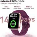 Smart Watches for Women, 1.85" HD Smart Watch for Android/iPhones (Make/Answer Calls), Fitness Tracker Watch with 24/7 Heart Rate Monitor, Sleep/Step Count Tracker, 120+ Sport Modes Pedometer Watch
