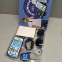 Play Wallet for Boys with Money and Pretend Play Toys, Cellphone, Smartwatch, Keys, Sunglasses, Toddler Wallet for Kids Ages 3 4 5 6 7 8 9 10 11 12 - Grown Up Pretend Play Set for Kids