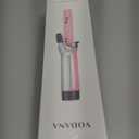 VODANA Professional GlamWave Ceramic Curling Iron, Long-Lasting Natural Curls, Instant Heat, Hair Curler, Curling Wand, (1.6 inch, Pink)