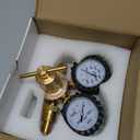 BETOOLL Nitrogen Regulator with 0-800 PSI Delivery Pressure Equipment Brass Inlet Outlet Connection Gauges