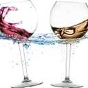 Floating Wine Glasses for Pool (18 Oz | Set of 2) - Pool Wine Glasses That Float | Shatterproof Floating Cup | Beach Glass | Outdoor Tritan Plastic with Stem