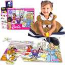 Barbie Floor Puzzle Bundle - 36 Pc Barbie & Friends Plus Stickers, More | Toddler & Kids Puzzles