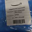 LULY YANG DSP Men's Active Polo - Short Sleeve (Blue, XXL)