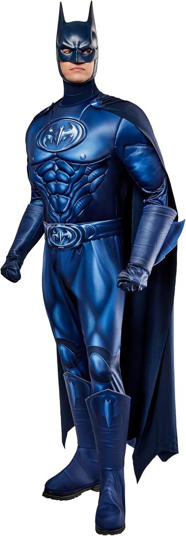 Rubies DC Batman & Robin Movie: Batman Costume for Adults, Men's XL, X-Large (Black, XL)