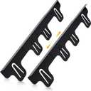 Stove Gap Covers Stainless Steel,Stove Gap Filler& Oven Gap Filler Range Trim Kit for Countertops,Heat Resistant Guard Between Stove & Counter,Easy Retractable Length13.8''to 27.5'',Width 1'',black