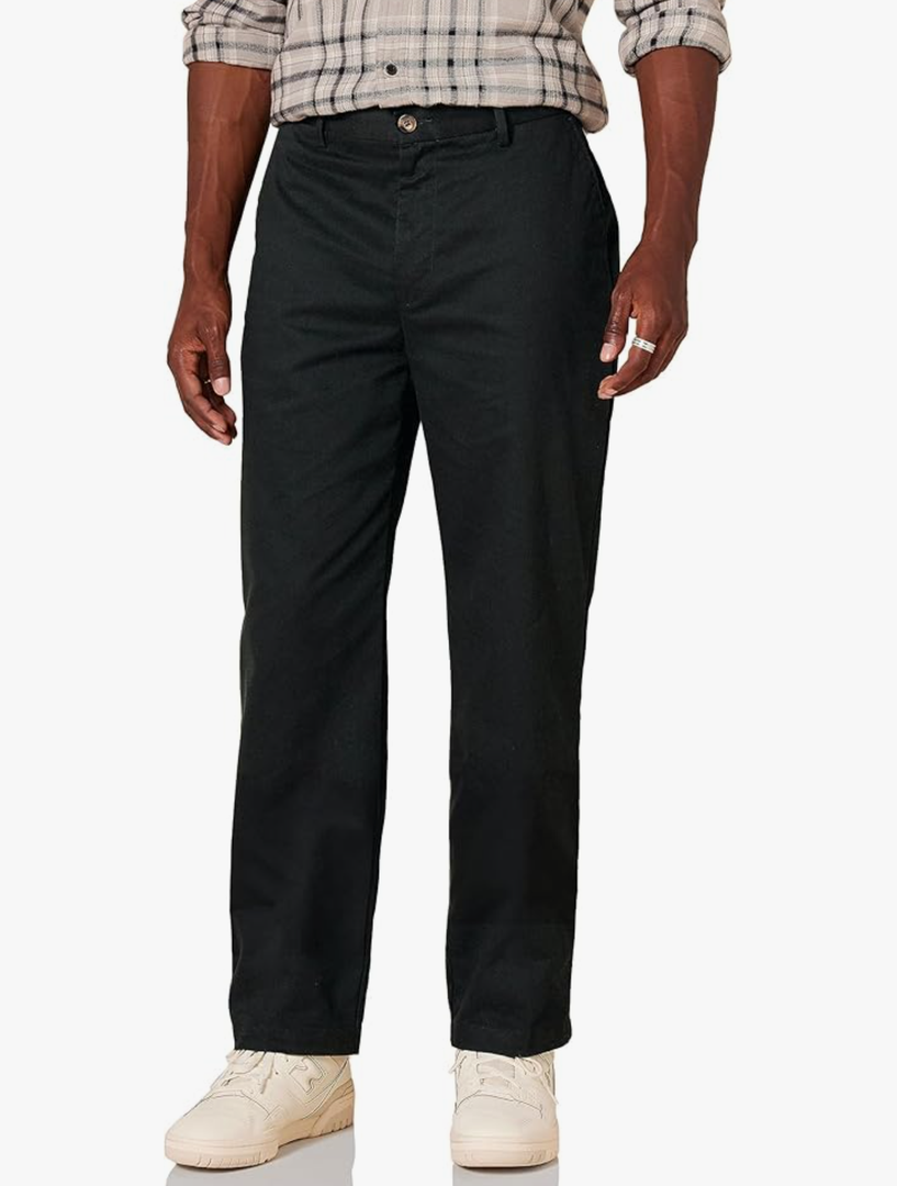 Amazon Essentials Men's Classic-Fit Wrinkle-Resistant Flat-Front Chino Pant, Size 28Wx32L