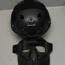 MICH Tactical Helmets with Detachable Face Mask Goggles for Airsoft, Paintball and Hunting - Perfect for Outdoor Activities