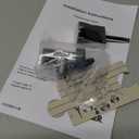 Kohler PureWash M300 Manual Bidet Toilet Seat, Elongated & Low Profile, Non-Electric, Adjustable Water Pressure, Frontal & Rear Wash, Self Cleaning, White, Chrome Handle