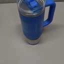 STANLEY Quencher ProTour Flip Straw Tumbler with Leakproof Lid | Built-In Straw & Handle | Cupholder Compatible for Travel | Insulated Stainless Steel Cup | BPA-Free (14 Ounces, Azure Fade)