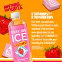 Sparkling Ice STARBURST Strawberry, Zero Sugar Flavored Sparkling Water, with Vitamins and Antioxidants, Low Calorie Beverage, 17 fl oz Bottles (Pack of 12) (EXP 07/14/26)