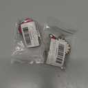 GGDECA Christmas Retractable Badge Holder Stocking Retractable Badge Reels Winter Cute Name Tag Acrylic Alligator Clip Xmas Cute ID Badge Holder for Nurse Work RN Staff Student Teacher Women 2 Pack