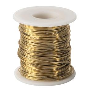 18 Gauage(1 mm),1 Pound 218FT Spool Brass Wire for Jewelry Making, Beading,Yellow Brass, Round, Dead Soft