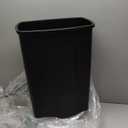 Trash Can, Plastic Swing Top Kitchen Trash Can,Heavy Duty Garbage bin with lid,Odor-Proof & Leak-Proof Design for Home, Office, or Bathroom (Black)  Size : 28"x 9"x13.5"