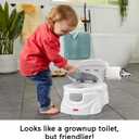 Fisher-Price 2-N-1 Toddler Toilet Cheer for Me! Potty Training Seat with Sounds and Phrases and Removable Potty Ring