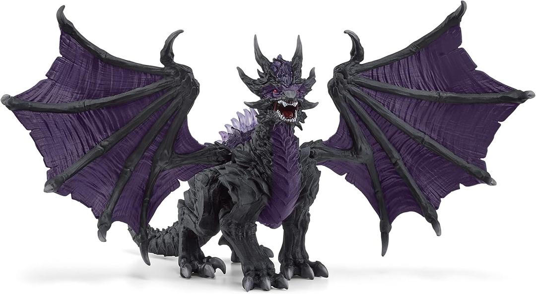 Schleich Eldrador Dragon Toy for Boys and Girls, Shadow Dragon Action Figure with Movable Wings, Ages 7+