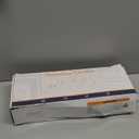 Shihanee Set of 4 Pillar Candles and Glass Cylinder Vases Clear Cylinder CandleHolders for Slim Tall Pillar Candles Wedding Centerpieces(Orange)