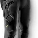 Storelli BodyShield 3/4 Goalkeeper Leggings 2, High-Impact Protection Sweat-Wicking, UV-Resistant Athletic Bottoms for Soccer, Youth Large