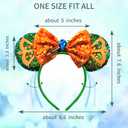 Mouse Ear Headband - Cute Merida's Princess Ears Hairband with Arrow Bow for Women Costume Hair Accessories Birthday Party Decorations