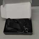 Phone Strap Crossbody, Clip and Go Strap for Phone with Wallet Crossbody, Adjustable Phone Lanyard Belt Strap with Detachable RFID Wristlet Wallet (XL) (Black)