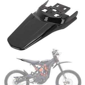 JFG RACING Sur Ron Rear Fender,Motorcycle Rear Fender Mudguard Plastic for Surron Sur Ron Light Bee X/S Segway X260 X160 Electric Dirt Bike EBike Black