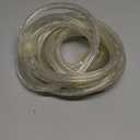 Brizled Warm White Rope Lights, 18ft 216 LED Rope Lights Waterproof, 120V Plugin White Christmas Light Connectable with Clear PVC Tube, Indoor/Outdoor Decorative Tube Light for Backyards, Garden Patio