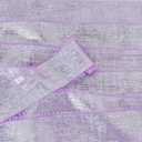 3 Rolls Light Purple Glitter Chiffon Ribbon, 1.5 Inch 15 Yards Silver Silk Frayed Ribbon for Flower Bouquet, Gift Wrapping, Wedding, Birthday Party Decor