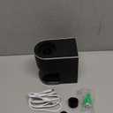 Automatic Toothpaste Dispenser Wall Mounted: Black Electric 6 Adjustable Levels Auto Toothpaste Squeezer Smart Rechargeable Touchless for Kids Adults - Bathroom - Replaceable Parts