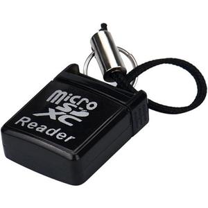 TXY USB 2.0 Mini Card Reader Mini Super Speed USB 2.0 Micro SD/SDXC TF Card Reader Adapter Laptop Accessories (Black)