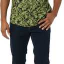 Amazon Essentials Mens Slim-Fit Short-Sleeve Two-Pocket Utility Shirt (L)