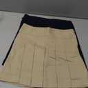 The Children's Place Girls' Uniform Pleated Skort (5, Sandy/Tidal 2-pack)