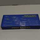 PRIDE&CRAFT 3pc Flex Head Ratchet Wrench Set, 1/4", 3/8", 1/2" Drive, 72-Tooth, Socket Wrench Quick Release Reversible Design, Chrome Alloy Made, EVA Organizer
