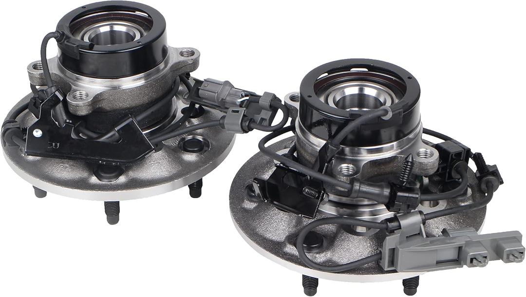 KUSATEC 515110 & 515111 Front Wheel Bearing and Hub Assembly Compatible with Chevrolet Colorado 4x4/4WD, GMC Canyon 4x4/4WD 2004-2008, Isuzu i-350 4x4/4WD 2006-2008, 6 Lug w/ABS KUSATEC 515110 & 515111 Front Wheel Bearing and Hub Assembly Compatible with Chevrolet Colorado 4x4/4WD, GMC Canyon 4x4/4WD 2004-2008, Isuzu i-350 4x4/4WD 2006-2008, 6 Lug w/ABS