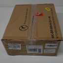 Furologee Kitchen Bakers Rack with Hutch, Coffee Bar Station 4 Tiers, Microwave Oven Stand with 6 S Hooks and Pegboard, Kitchen Microwave Rack for Spice Organizer Workstation, White (22inch)