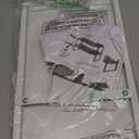 Expandable Stackable Spice Rack Organizer for Kitchen Cabinet,Adjustable Counter Shelf, countertop, Pantry,Cupboard,Bathroom,Bedroom(1Pack/White/Large) (LARGE:10.2"D x 16.7~26.6"W x 6.1"/7.5"H)